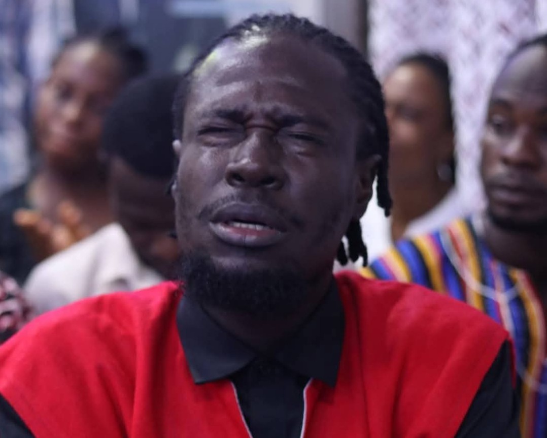 a picture of a man in the spirit worshiping